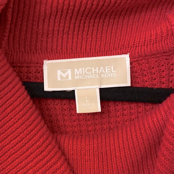 ♥️ Michael Kors Cowl Neck Waffle Sweater - Picture 4 of 4